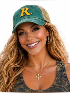✨ Remington Green Trucker Hat “R” Patch | Country Chic Vibes | Est. 1816